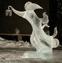 “Windchimes,” by Vladimir Zhikhartsev and Vitaly Ledev 2007 World Ice Art Championships.